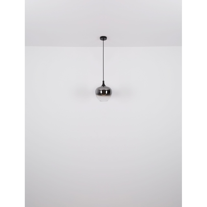 Globo - Hängeleuchte 1xE27/60W/230V d 29 cm schwarz