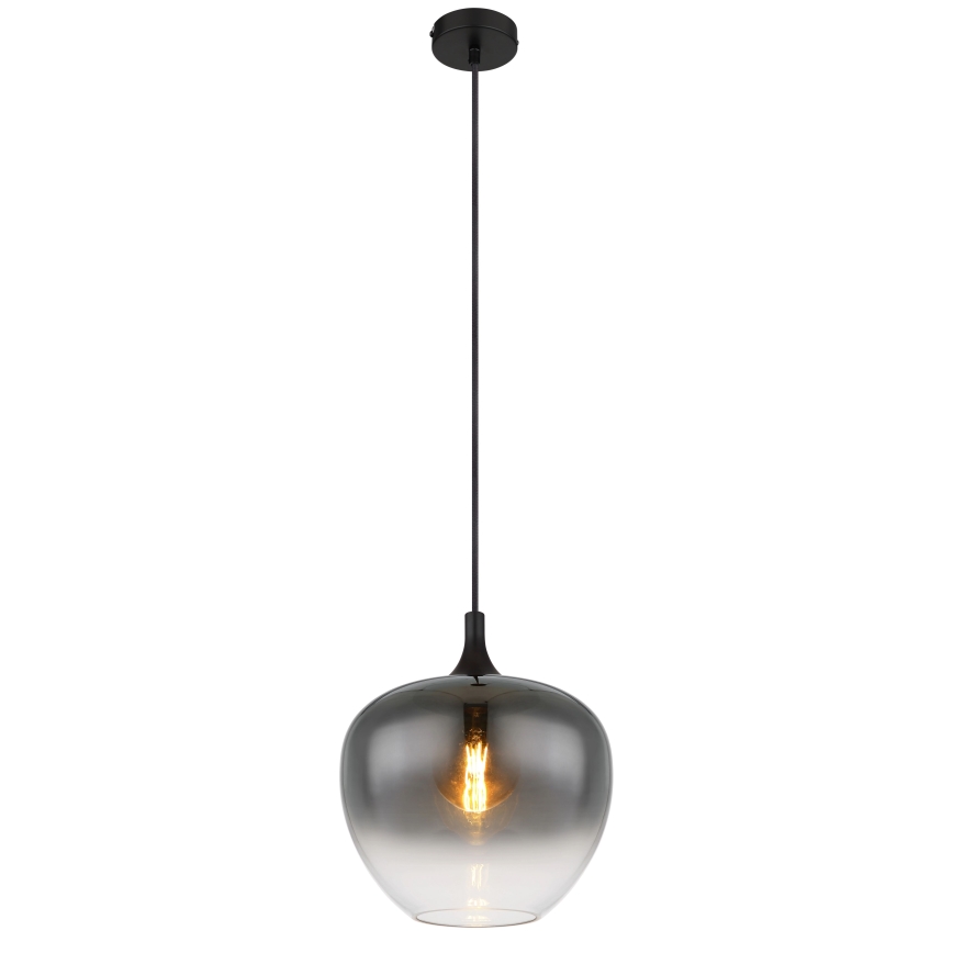 Globo - Hängeleuchte 1xE27/60W/230V d 29 cm schwarz