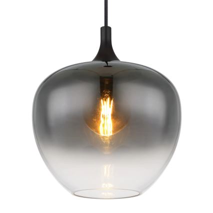 Globo - Hängeleuchte 1xE27/60W/230V d 29 cm schwarz