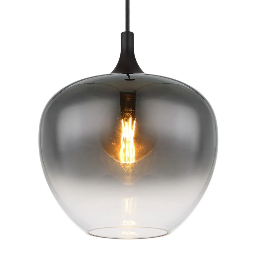 Globo - Hängeleuchte 1xE27/60W/230V d 29 cm schwarz