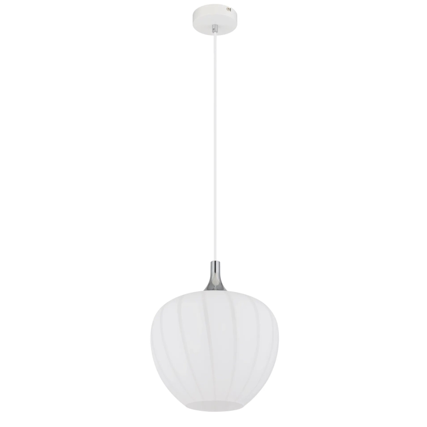 Globo - Hängeleuchte 1xE27/60W/230V d 29 cm weiß