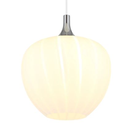 Globo - Hängeleuchte 1xE27/60W/230V d 29 cm weiß