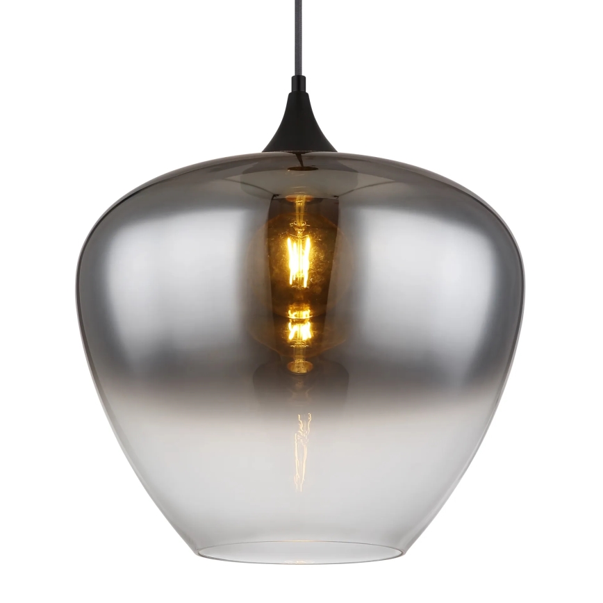Globo - Hängeleuchte 1xE27/60W/230V d 40 cm schwarz
