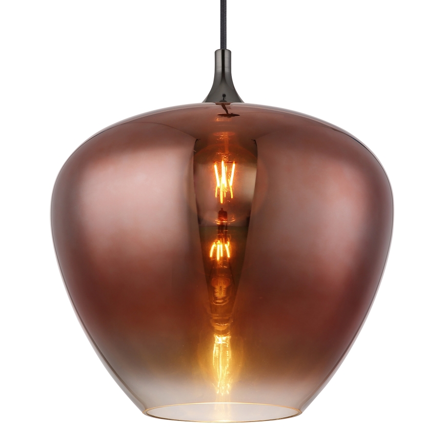 Globo - Hängeleuchte 1xE27/60W/230V d 40 cm kupfern