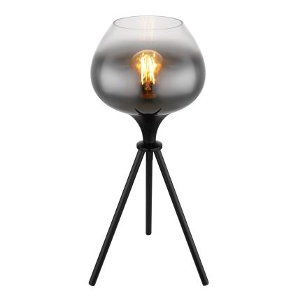 Globo - Tischlampe 1xE27/40W/230V schwarz