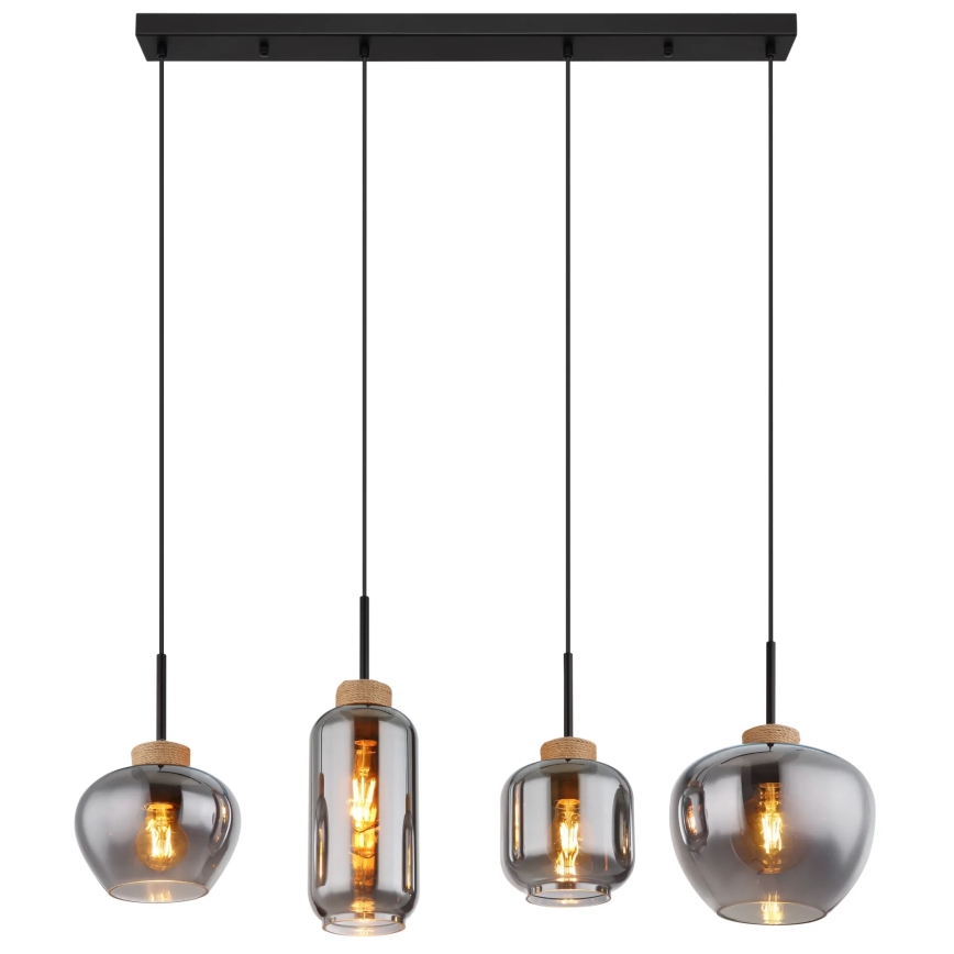 Globo - Hängeleuchte 4xE27/40W/230V