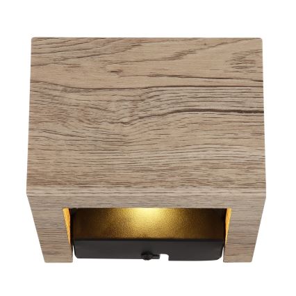 Globo - LED-Wandleuchte LED/8W/230V braun