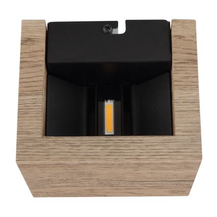 Globo - LED-Wandleuchte LED/8W/230V braun