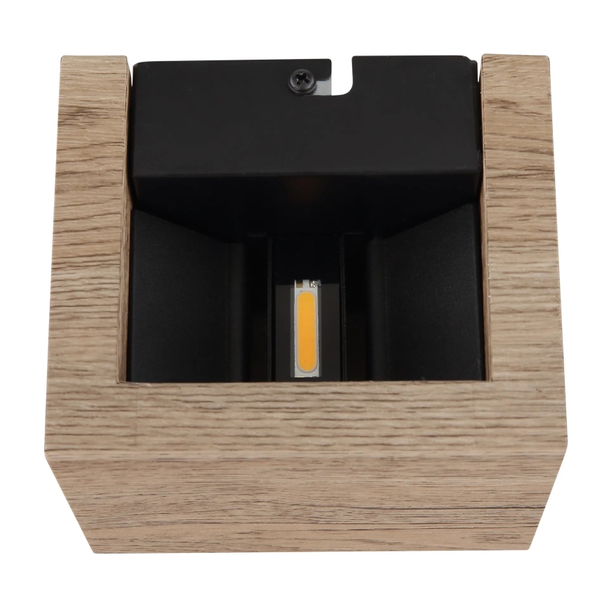 Globo - LED-Wandleuchte LED/8W/230V braun