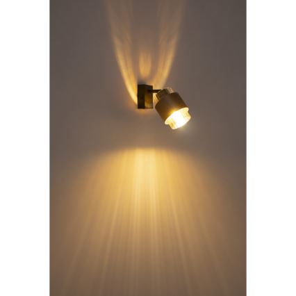 Globo - Wandspot 1xE27/40W/230V schwarz/bronze