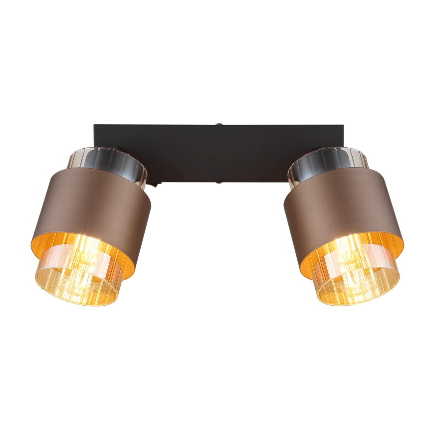 Globo - Deckenspot 2xE27/40W/230V schwarz/bronze