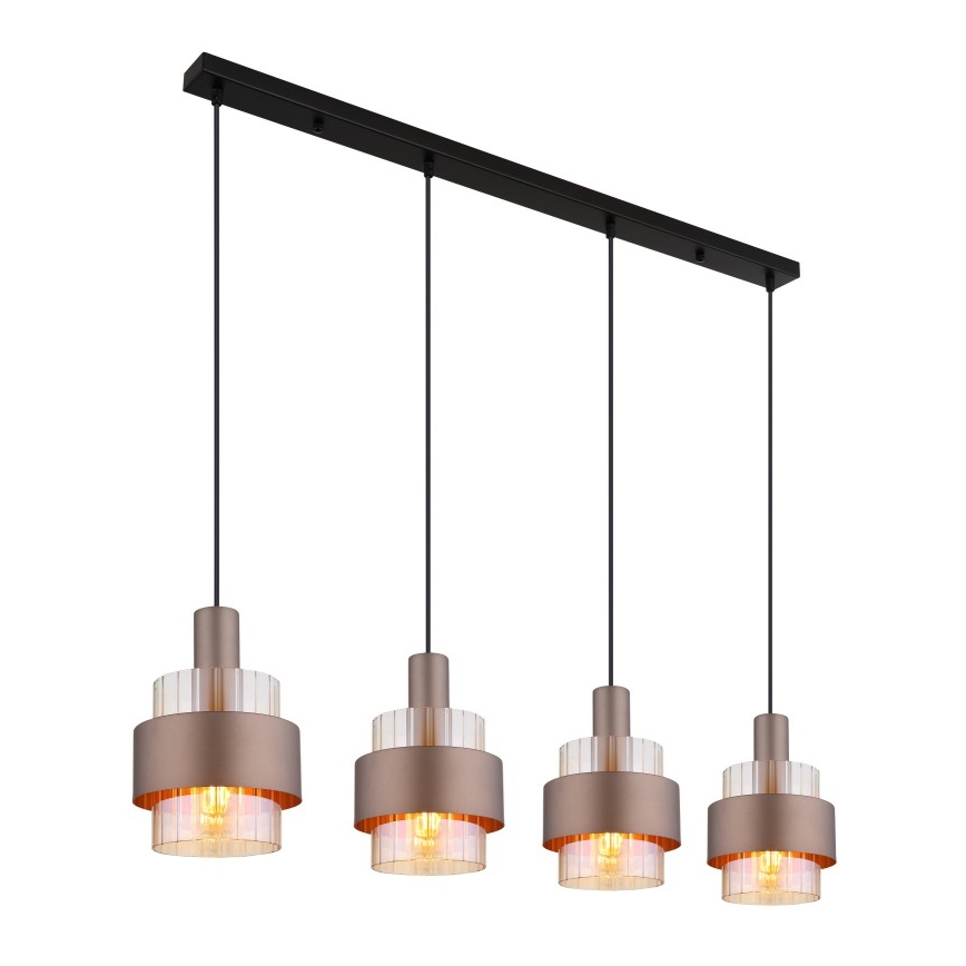 Globo - Hängeleuchte 4xE27/60W/230V