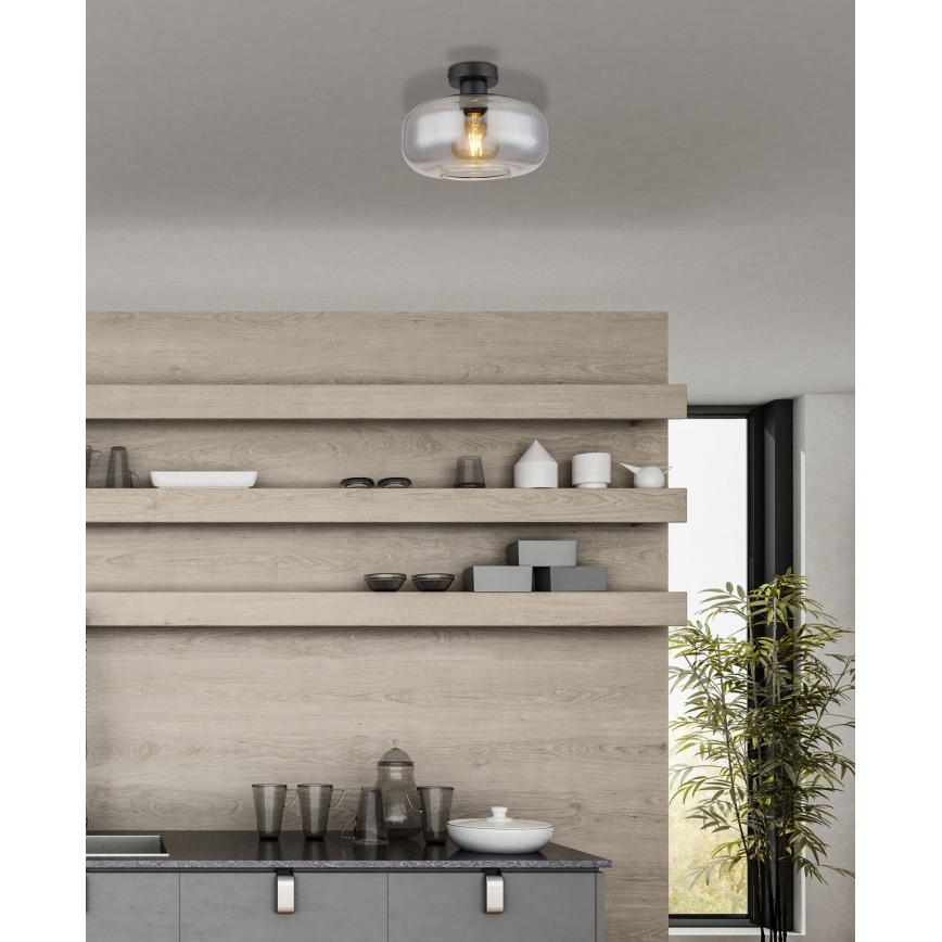 Globo - Anbauleuchte 1xE27/40W/230V d 28 cm grau