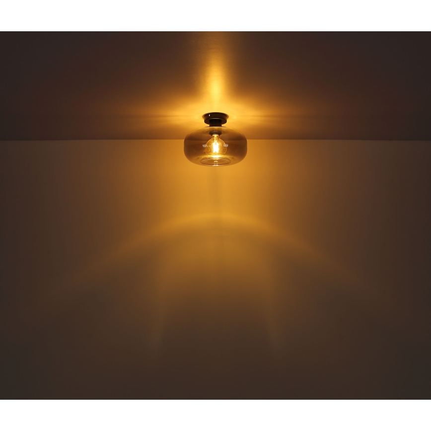 Globo - Anbauleuchte 1xE27/40W/230V d 28 cm grau