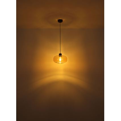 Globo - Hängeleuchte 1xE27/40W/230V d 28 cm klar