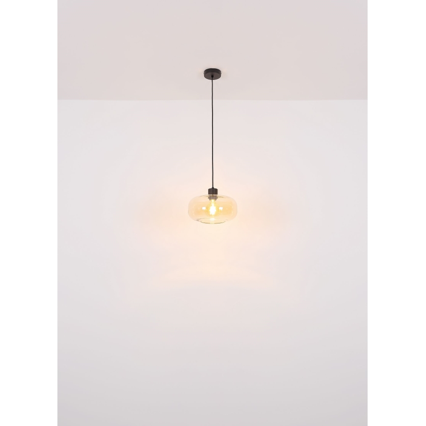 Globo - Hängeleuchte 1xE27/40W/230V d 28 cm klar