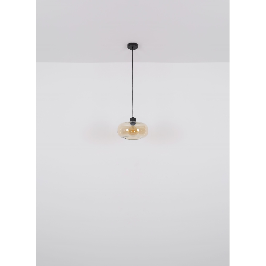 Globo - Hängeleuchte 1xE27/40W/230V d 28 cm klar