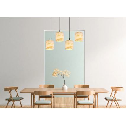 Globo 15580-4H - Hängeleuchte ENGELBERT 4xE27/40W/230V