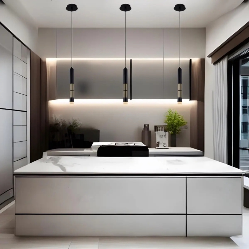 Globo 15630H – PENNY LED-Pendelleuchte an Kabel, 12 W, 230 V, 3000 K, schwarz