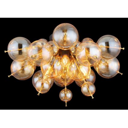 Globo - Anbauleuchte 3xE14/25W/230V d 55 cm golden