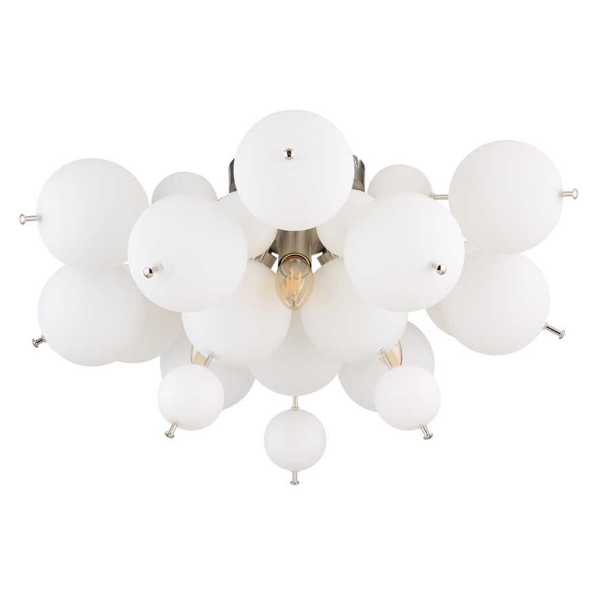 Globo - Anbauleuchte 3xE14/25W/230V d 55 cm weiß