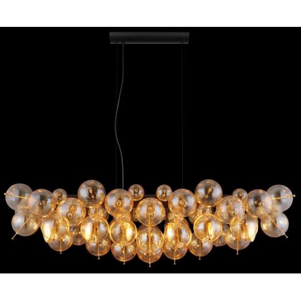 Globo - Pendelleuchte an Kabel 6xE14/25W/230V goldfarben