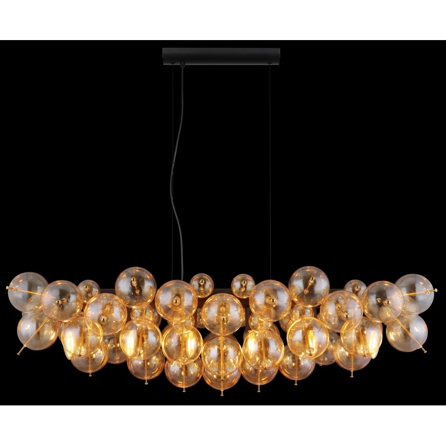 Globo - Pendelleuchte an Kabel 6xE14/25W/230V goldfarben