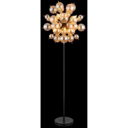 Globo - Stehleuchte 6xE14/25W/230V goldfarben