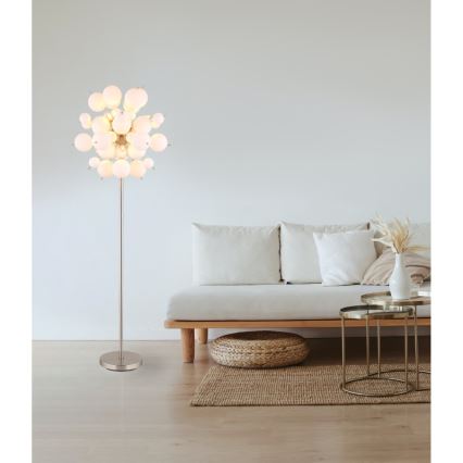 Globo - Stehleuchte 6xE14/25W/230V weiß