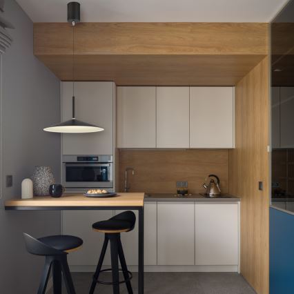 Globo - LED-Pendelleuchte an Stahlseil LED/18W/230V 4000K schwarz