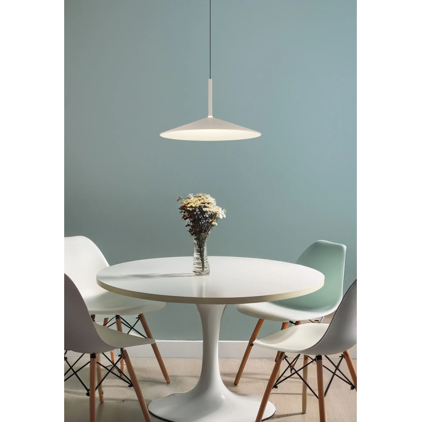 Globo - LED-Pendelleuchte an Stahlseil LED/18W/230V 4000K beige