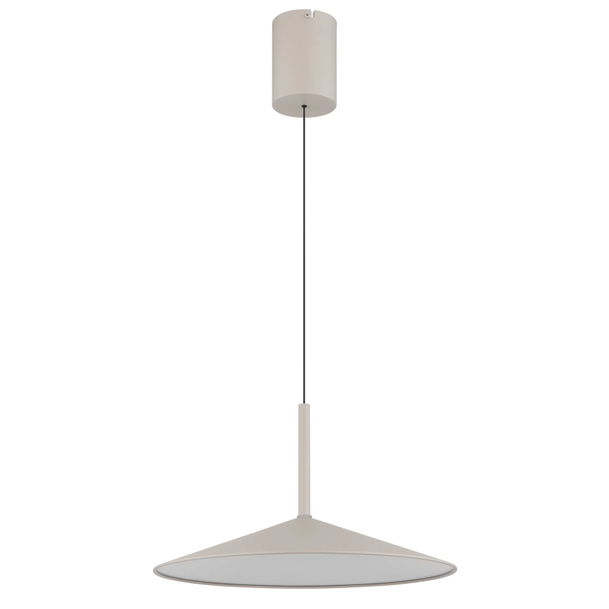 Globo - LED-Pendelleuchte an Stahlseil LED/18W/230V 4000K beige