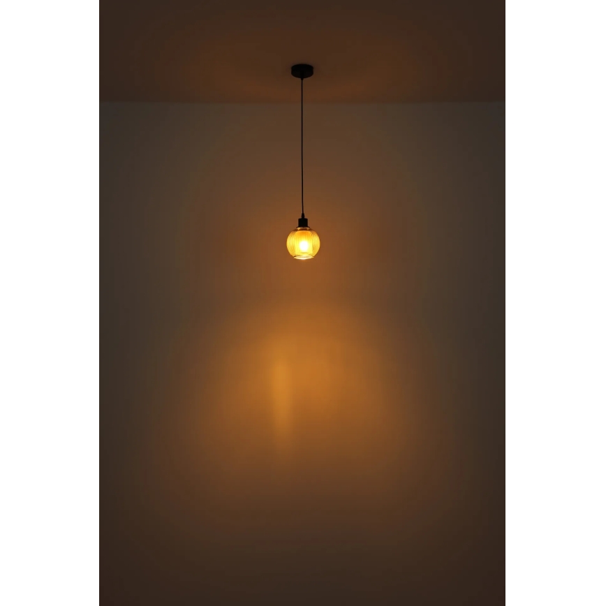 Globo - Hängeleuchte 1xE27/25W/230V d 15 cm kupfern