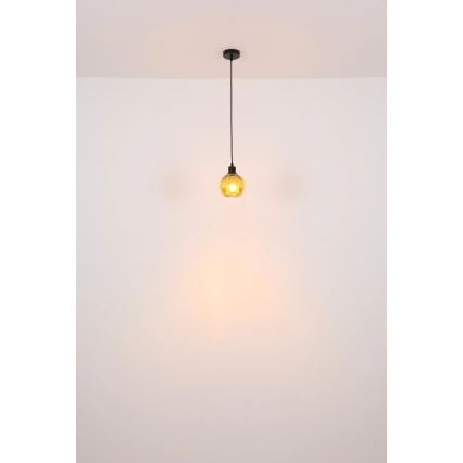 Globo - Hängeleuchte 1xE27/25W/230V d 15 cm kupfern