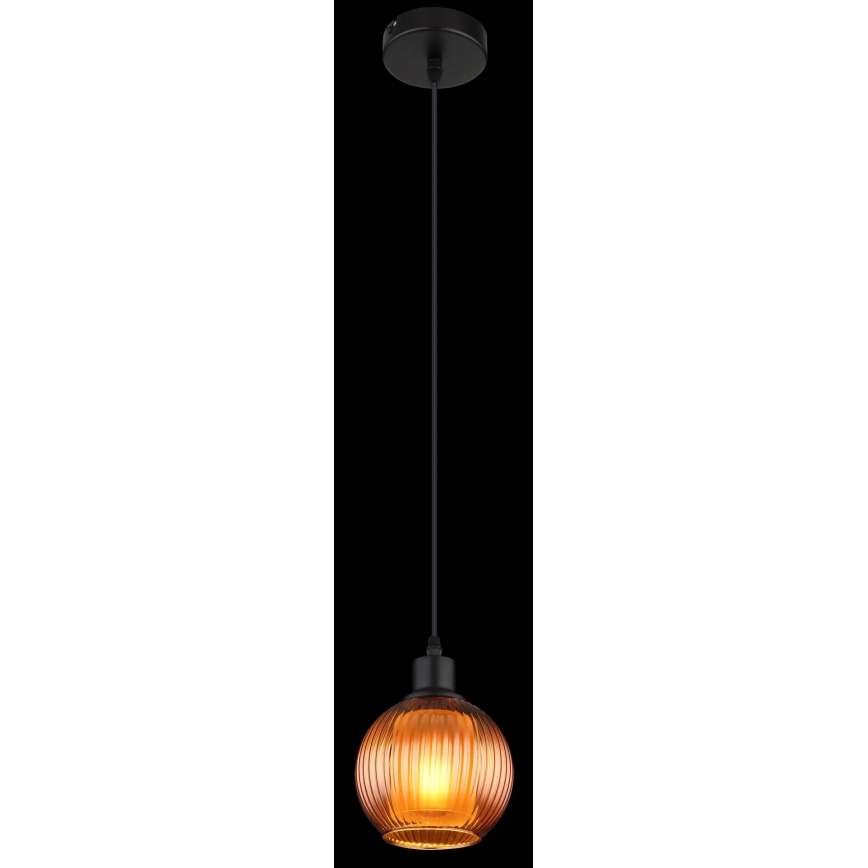 Globo - Hängeleuchte 1xE27/25W/230V d 15 cm kupfern