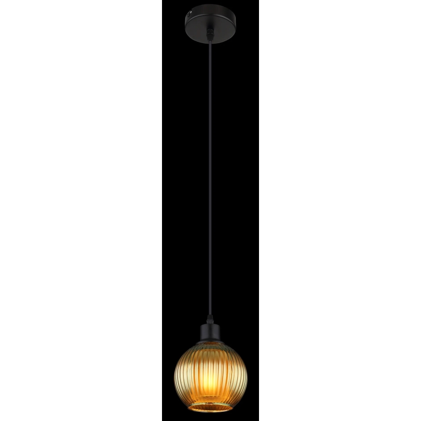 Globo - Hängeleuchte 1xE27/25W/230V d 15 cm grün