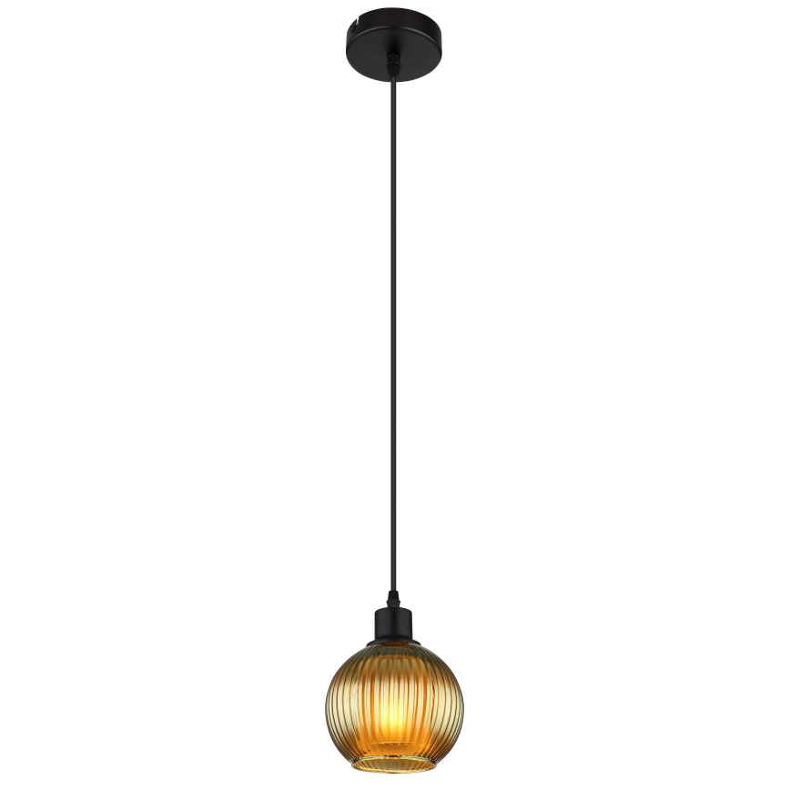 Globo - Hängeleuchte 1xE27/25W/230V d 15 cm grün