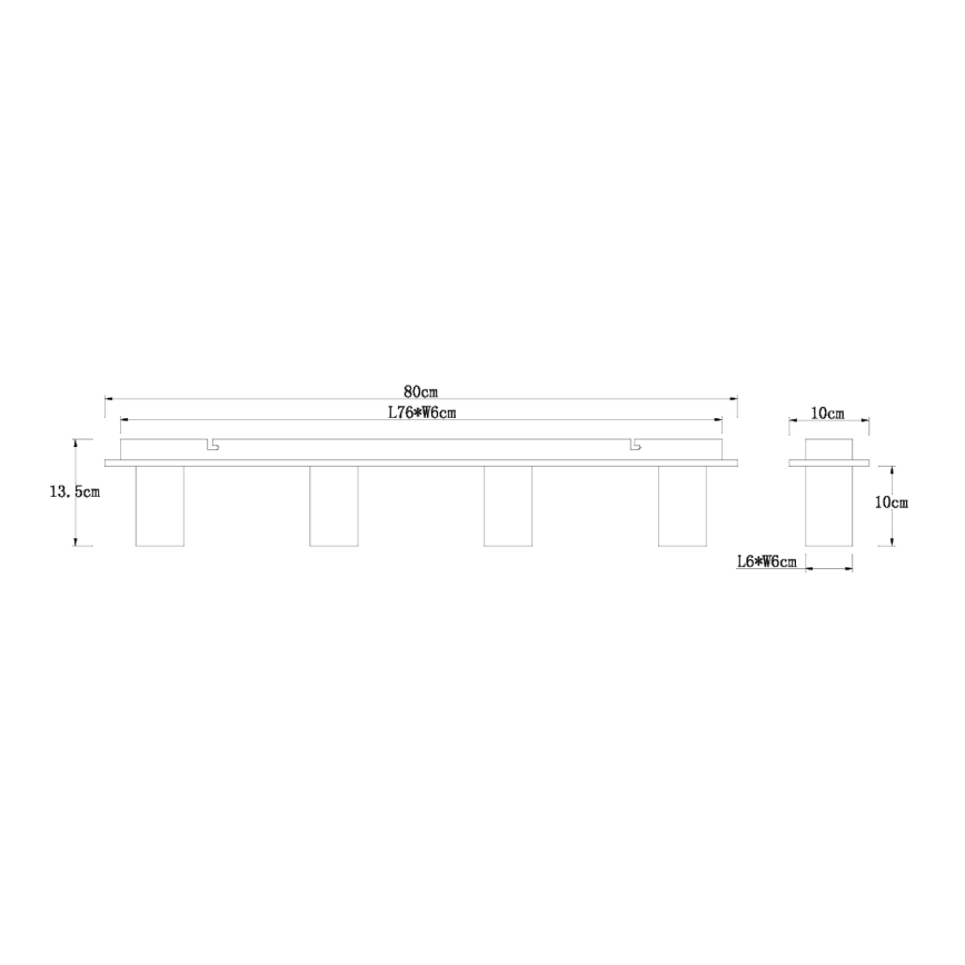 Globo 15655-4D - Deckenleuchte ERNA 4xE27/60W/230V