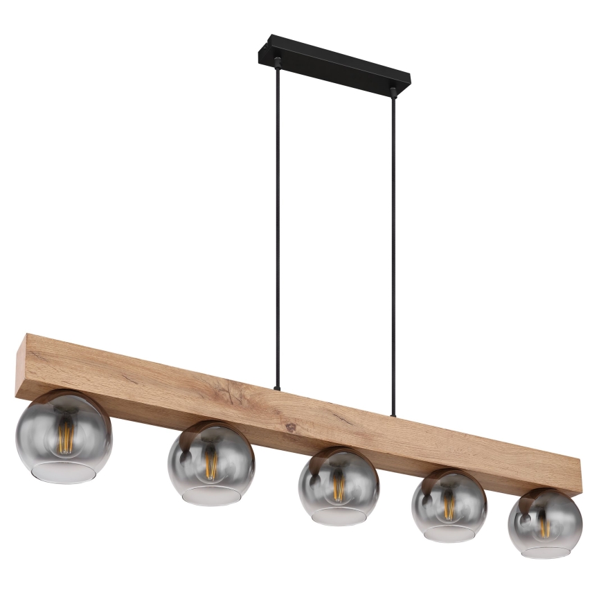 Globo - Hängeleuchte an Schnur 5xE27/40W/230V