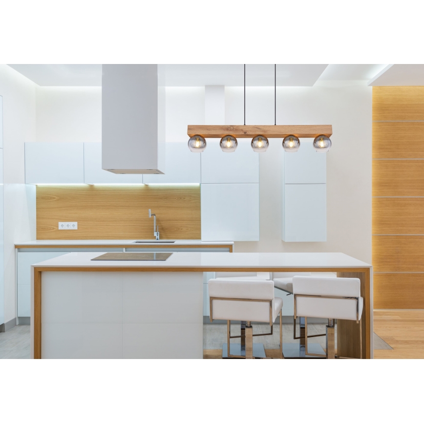 Globo - Hängeleuchte an Kabel 5xE27/40W/230V