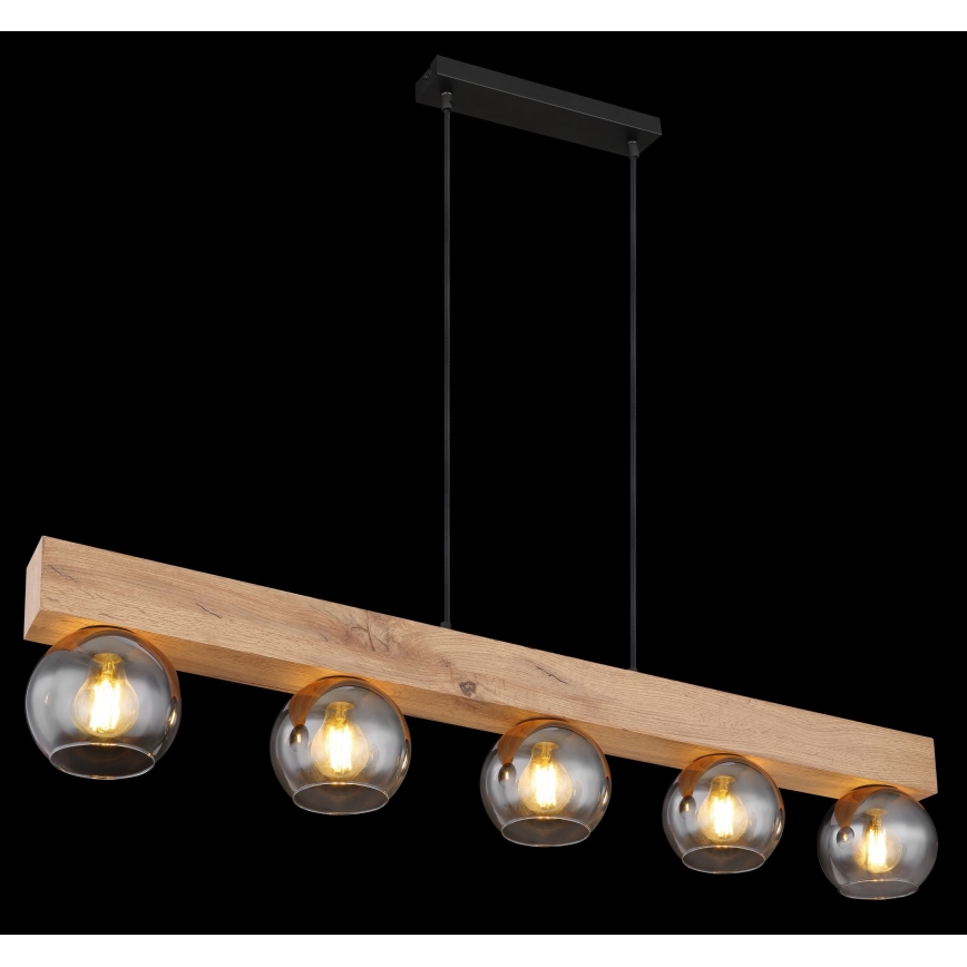 Globo - Hängeleuchte an Kabel 5xE27/40W/230V