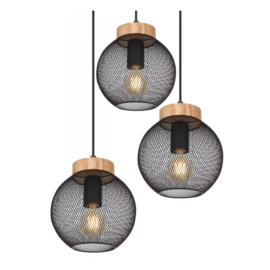 Globo - Hängeleuchte 3xE27/60W/230V