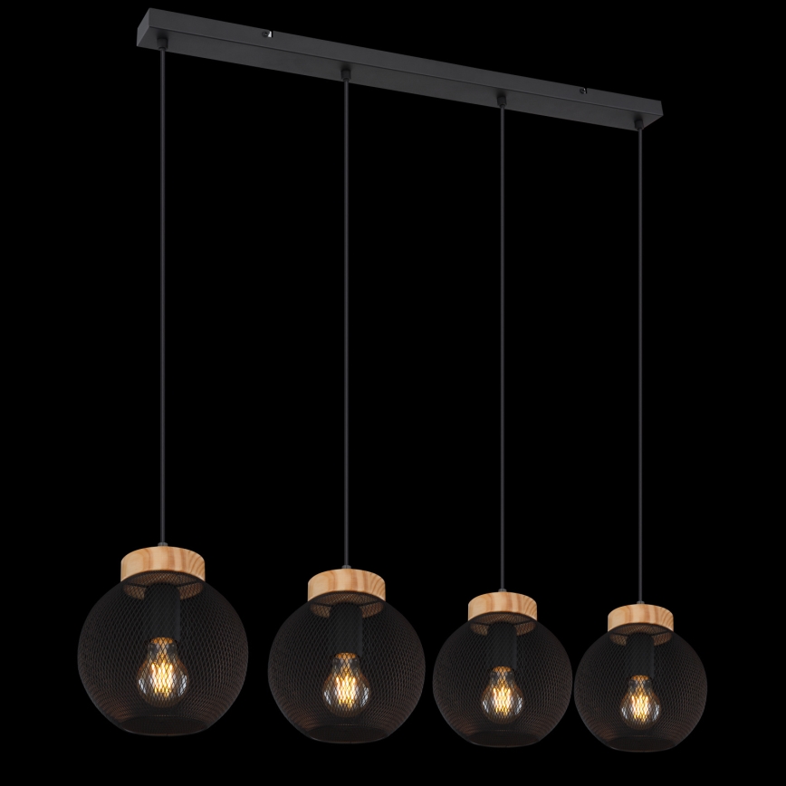 Globo - Hängeleuchte an Kabel 4xE27/40W/230V