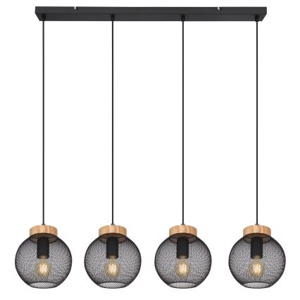 Globo - Hängeleuchte an Kabel 4xE27/40W/230V