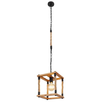 Globo 15691H - Hängeleuchte VERNON 1xE27/60W/230V