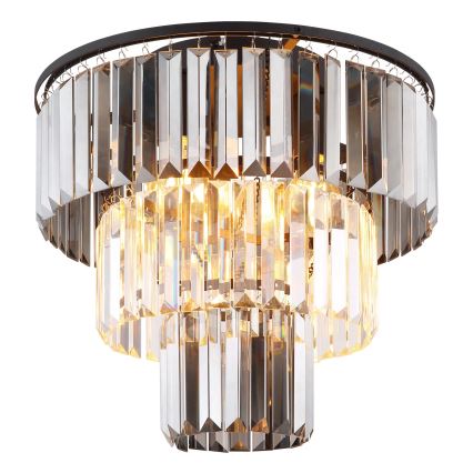 Globo - Aufbauleuchte 3xE27/40W/230V d 40 cm schwarz