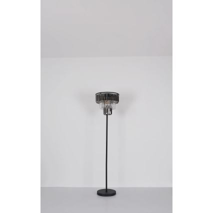 Globo - Stehleuchte 3xE27/40W/230V d 40 cm schwarz
