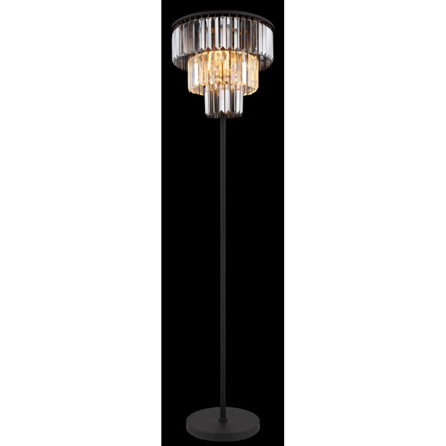 Globo - Stehleuchte 3xE27/40W/230V d 40 cm schwarz