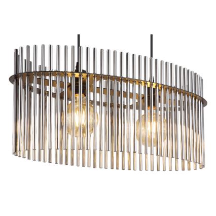 Globo - Hängeleuchte 2xE27/60W/230V schwarz