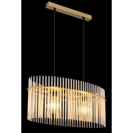 Globo - Hängeleuchte 2xE27/60W/230V golden